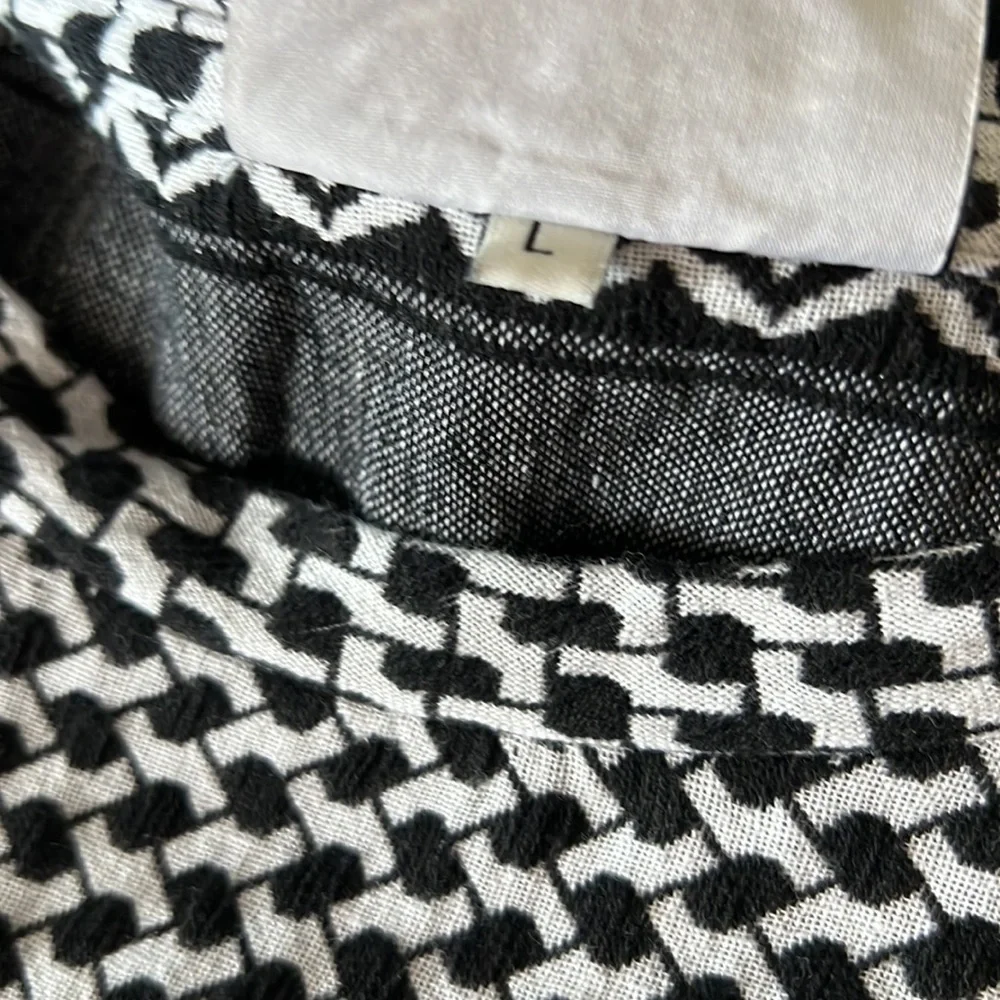 cecilie copenhagen 1005 Dress 1, O, Short Sleeves black and cream - Picture 11 of 16